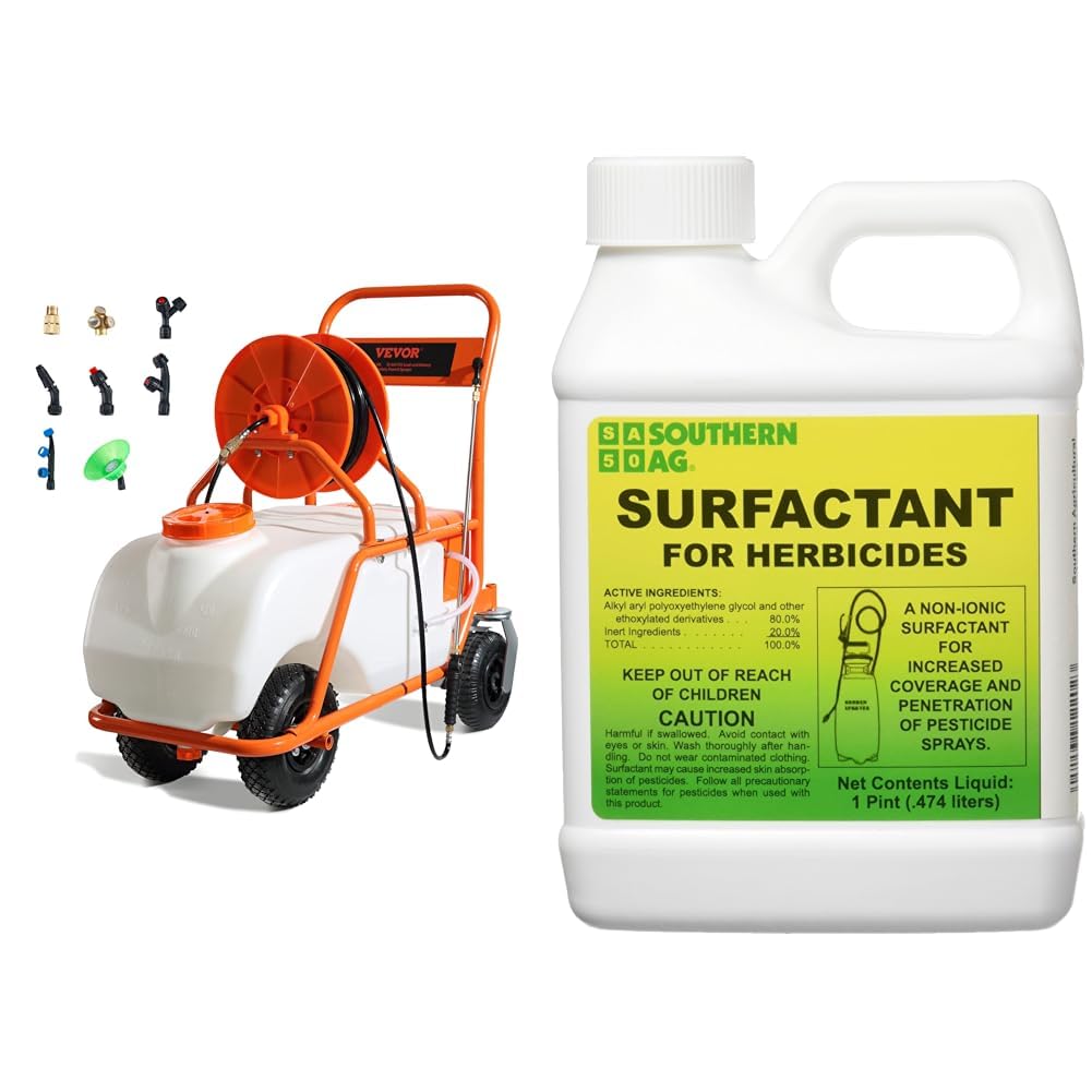 15 Gallon Battery Powered Garden Weed Sprayer with Surfactant V5786