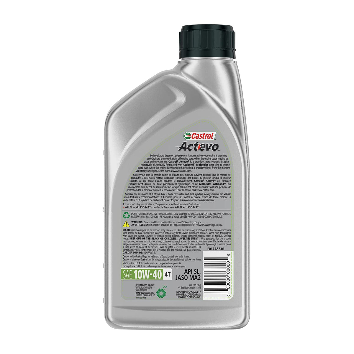 10W40 Synthetic Blend 1qt E3830