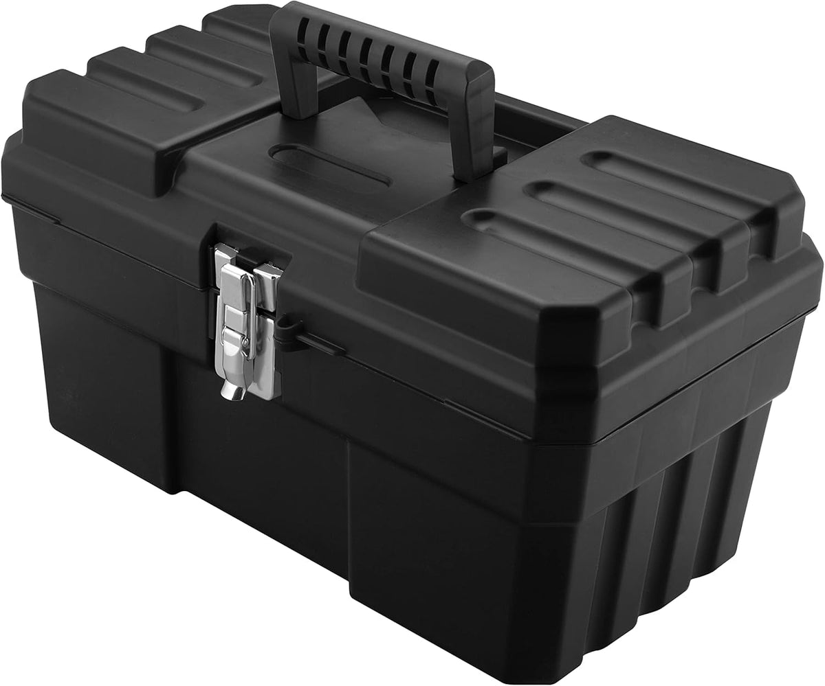 14-Inch Plastic Toolbox with Removable Tray U27012