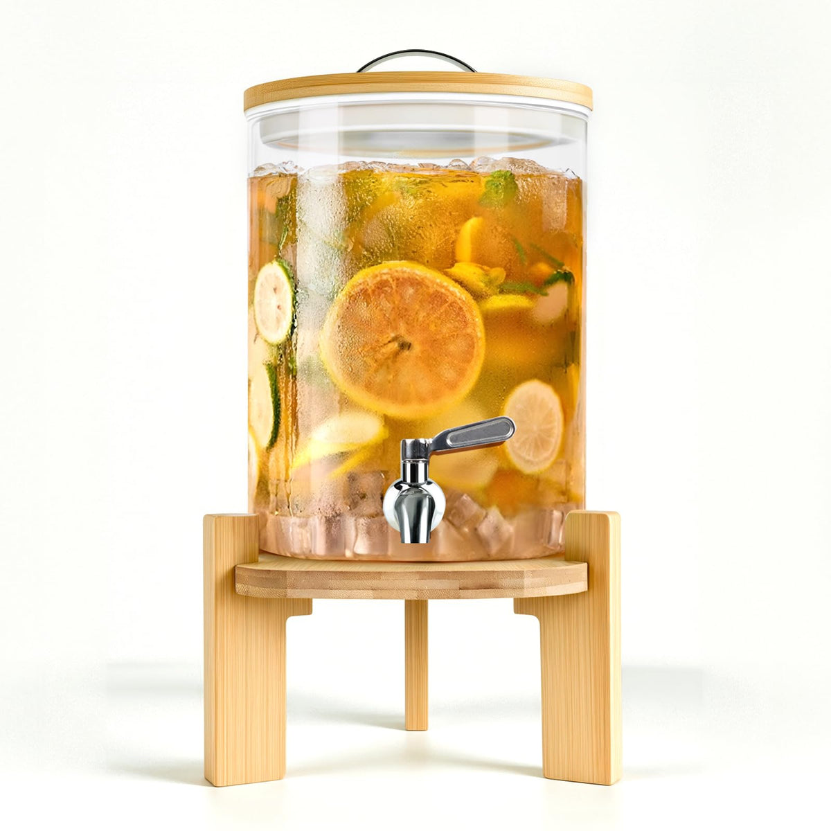 2.1 Gallon Glass Beverage Dispenser with Stand P305930