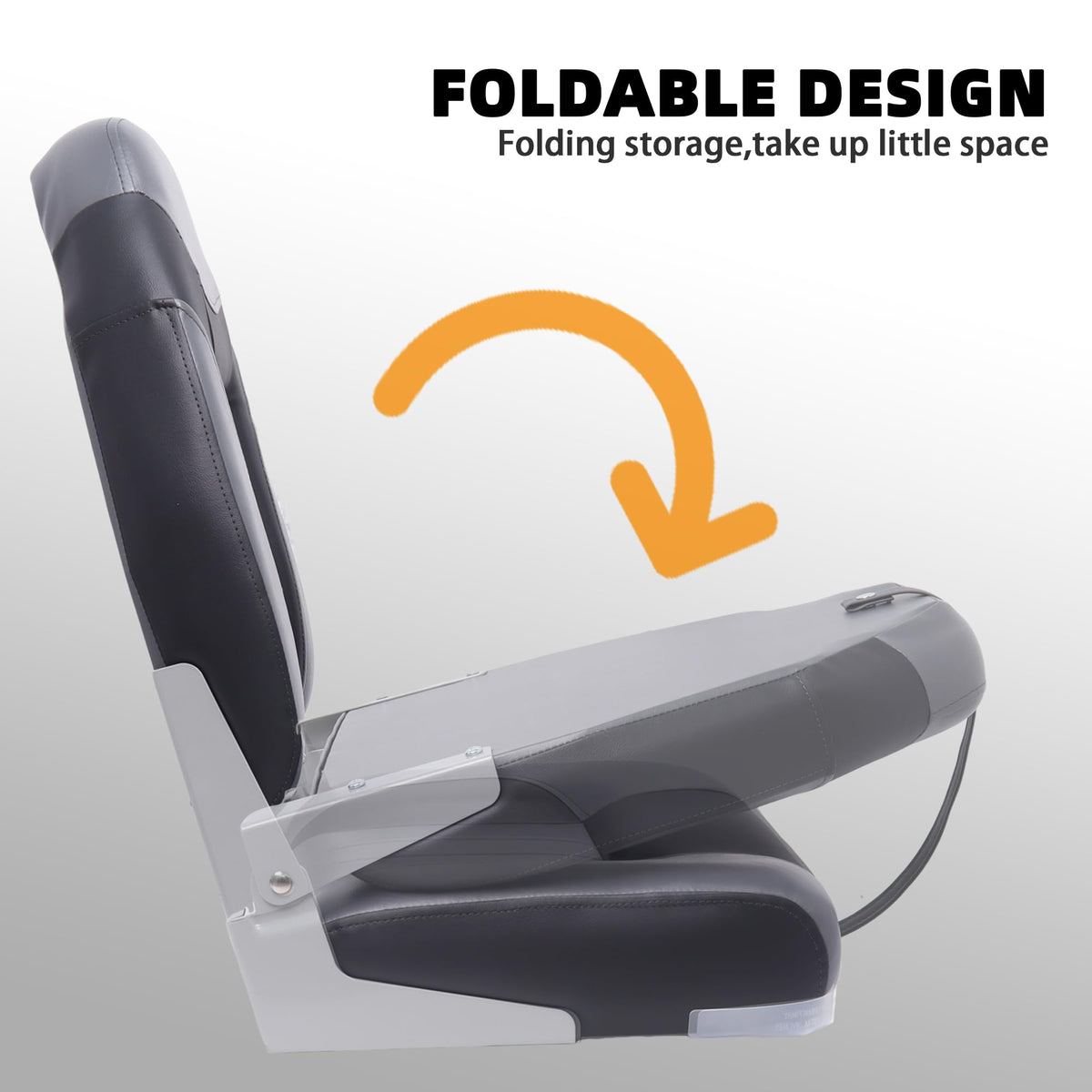 High Back Folding Boat Seat L8022