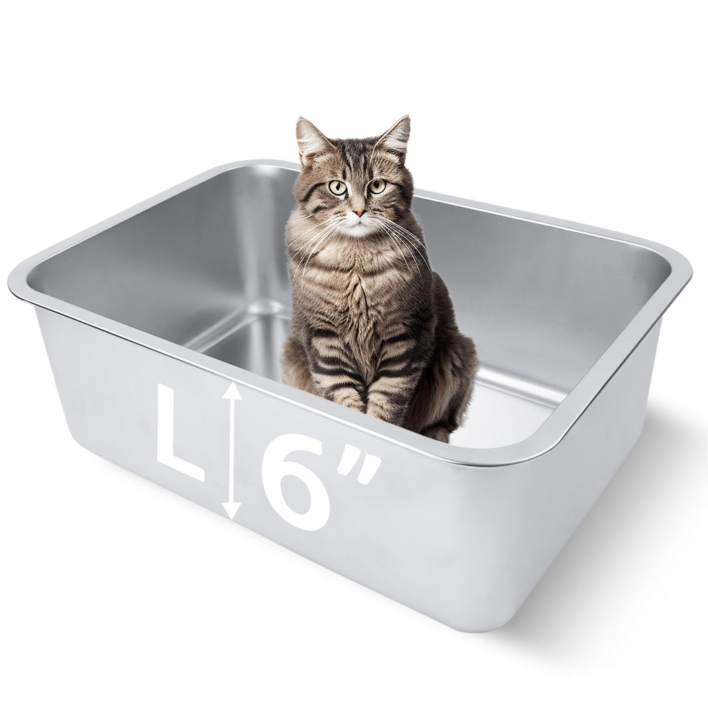 Stainless Steel Cat Litter Box R9430