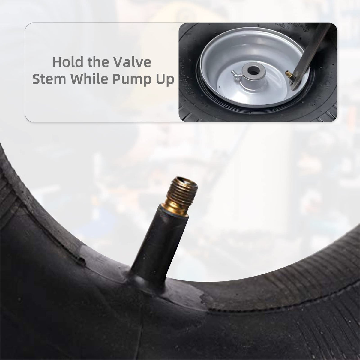 15x6.00-6" Inner Tubes with TR-13 Straight Valve Stem J703436
