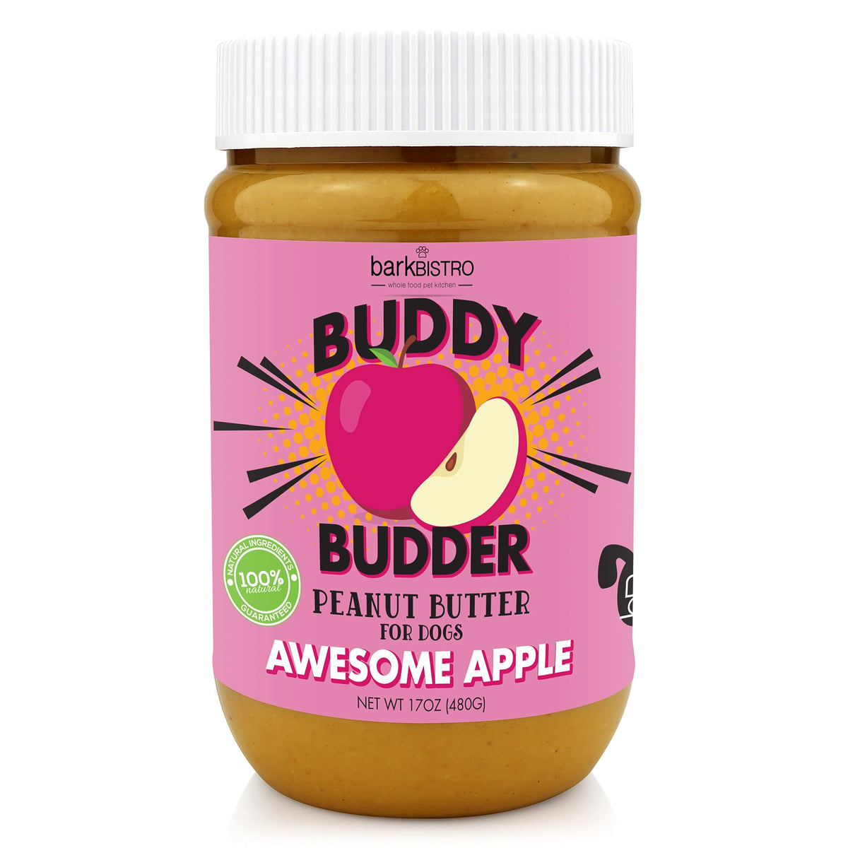 100% Natural Dog Peanut Butter 17oz Q33100