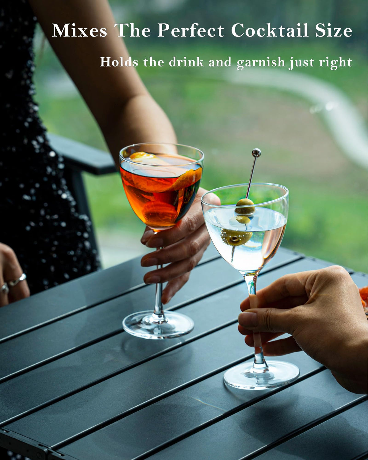 Set of 2 Cocktail Glasses C1164