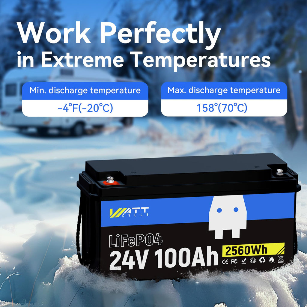 24V 100Ah LiFePO4 Battery A170379