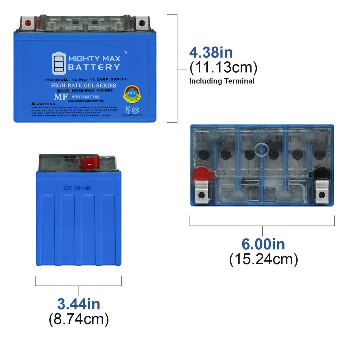 12V 11.2Ah Gel Battery R8402