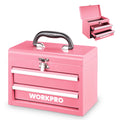 Portable Mini Metal Tool Box with 2 Drawers P904600
