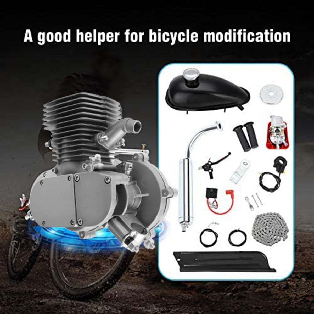 100cc 2 Stroke Bicycle Engine Kit with 36 Tooth Sprocket C983571