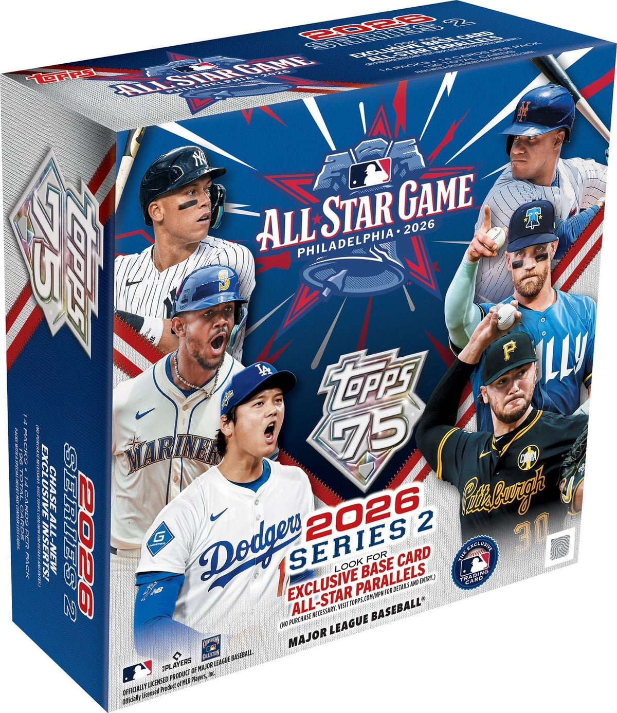 2026 Topps 75th Anniversary Series 2 MLB All-Star Game Mega Box Baseball Cards A52224