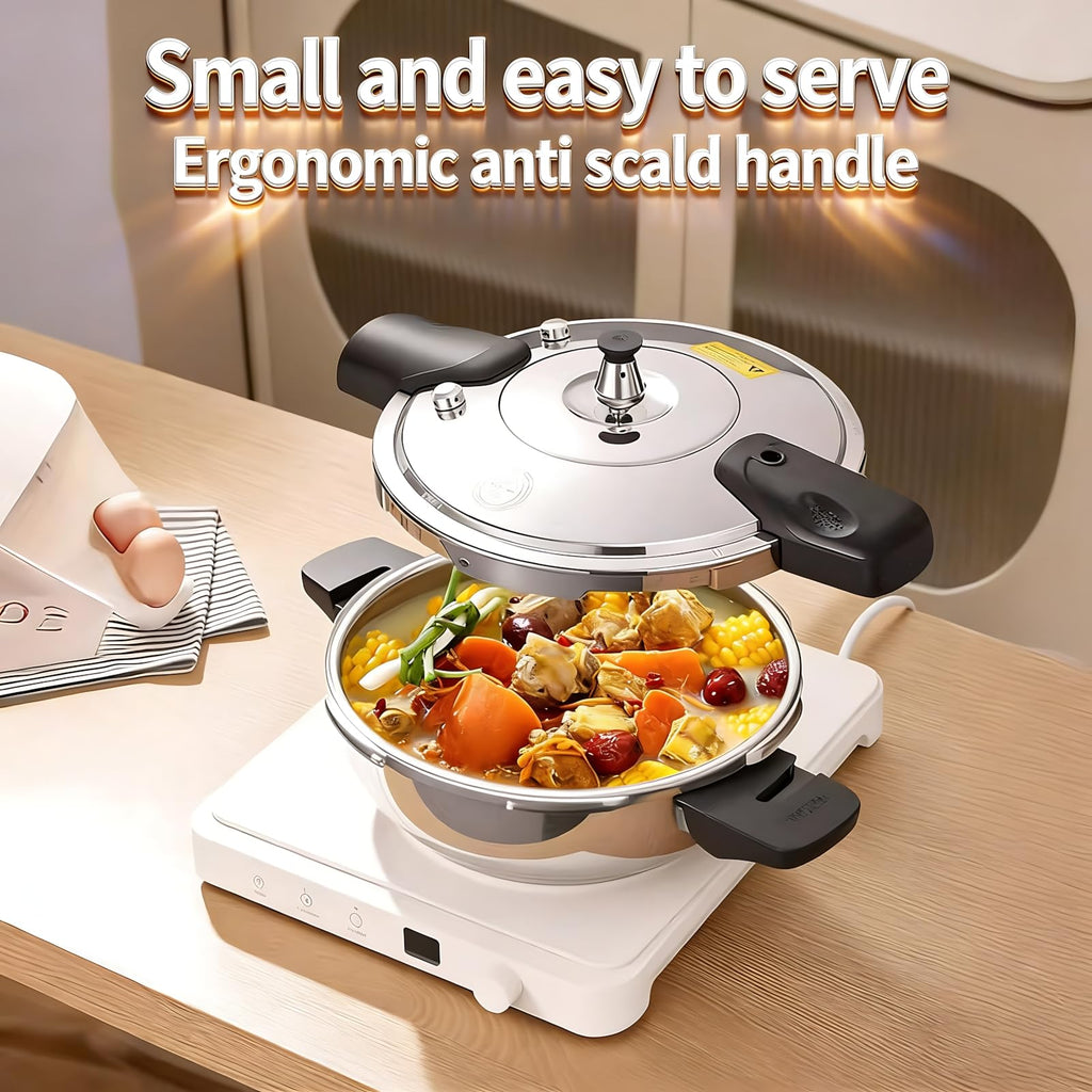 2.3L 304 Stainless Steel Mini Pressure Cooker E9643