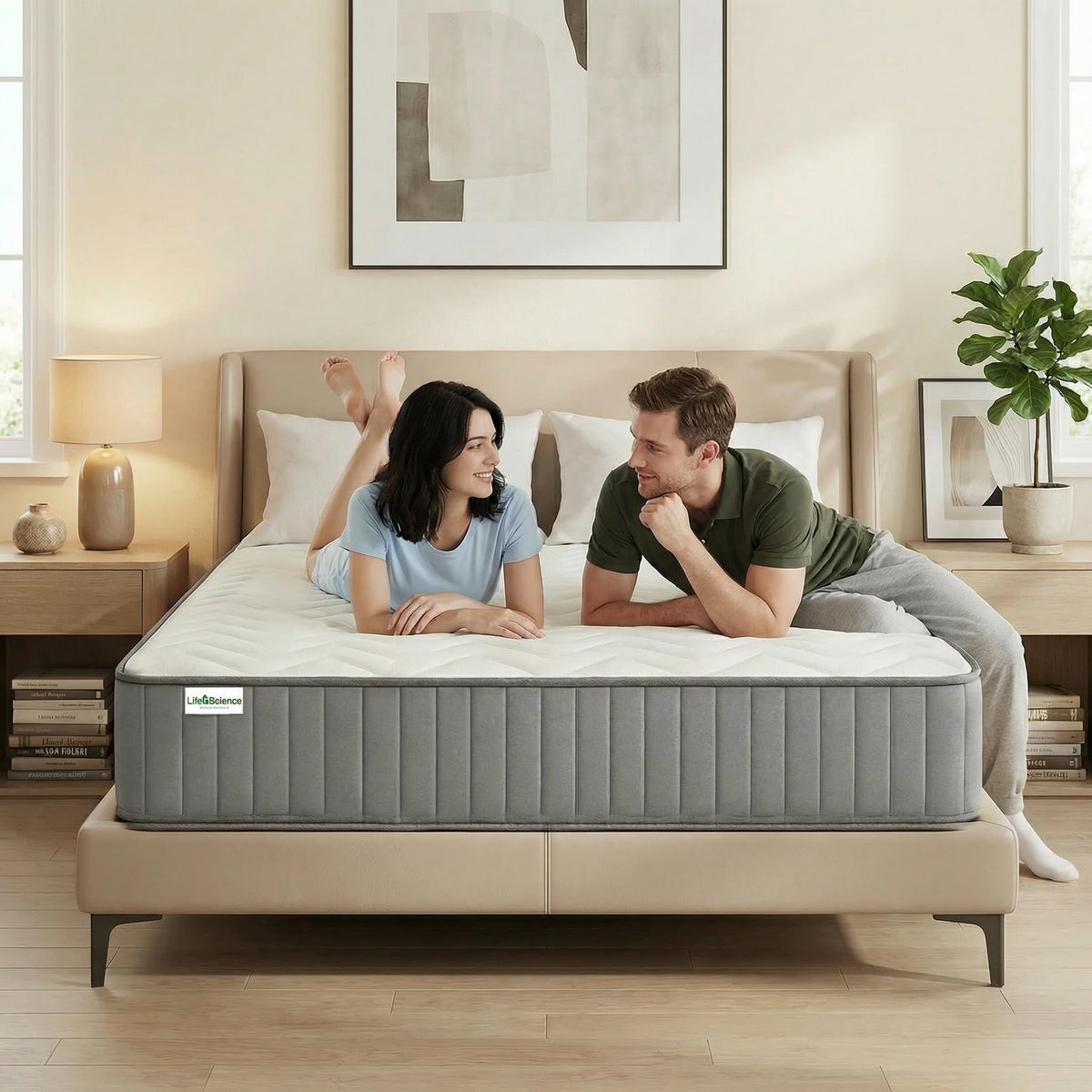 12 Inch Full Hybrid Mattress Medium Firm N34950