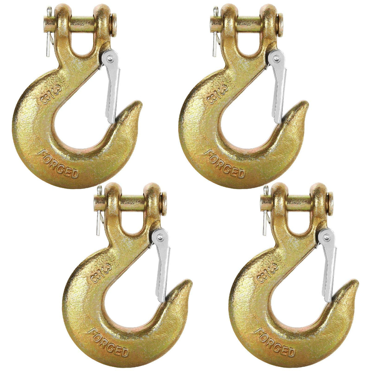 3/8 Inch Clevis Slip Hook with Safety Latch, 18000 Lb Capacity V5357