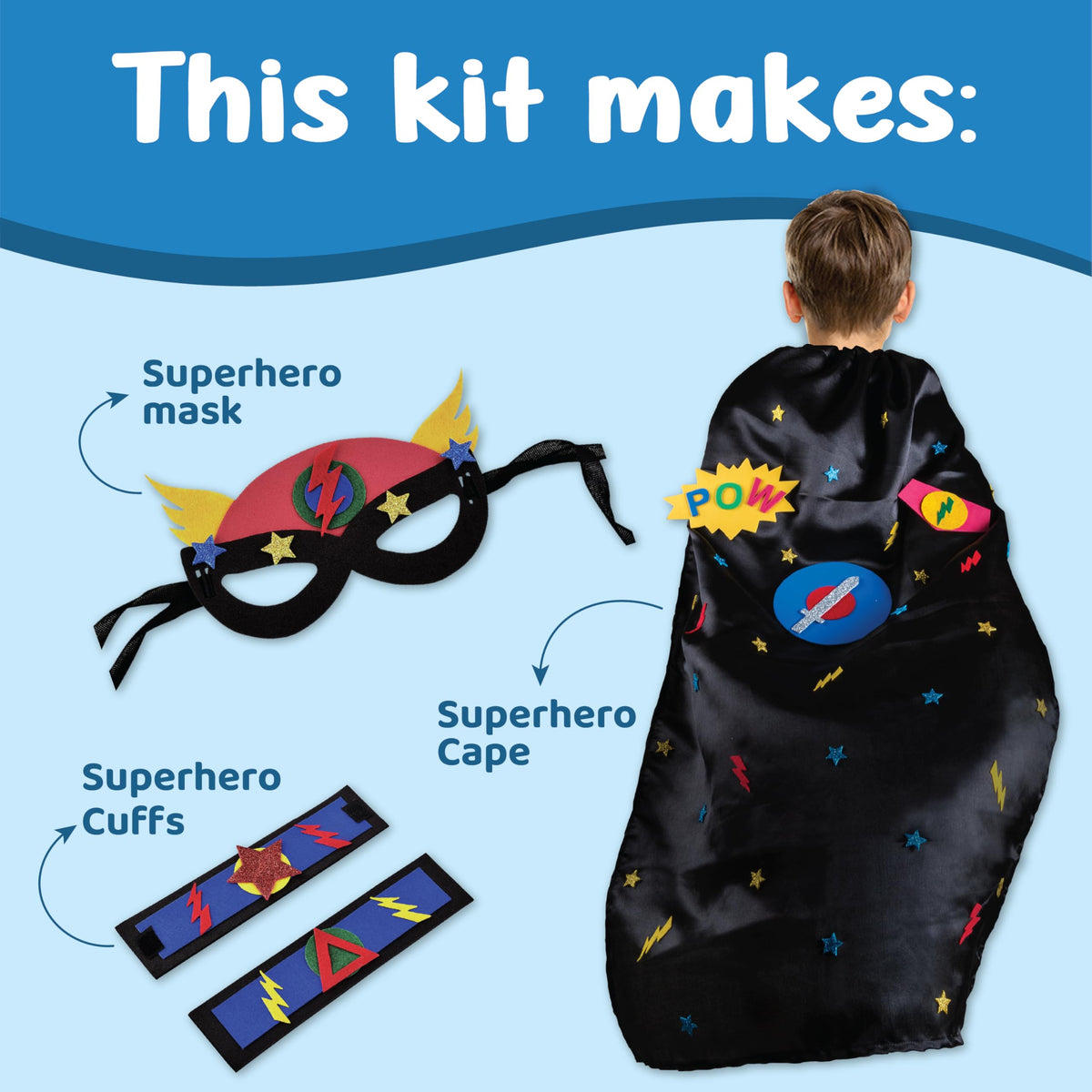 Superhero Dress Up Craft Kit I53810